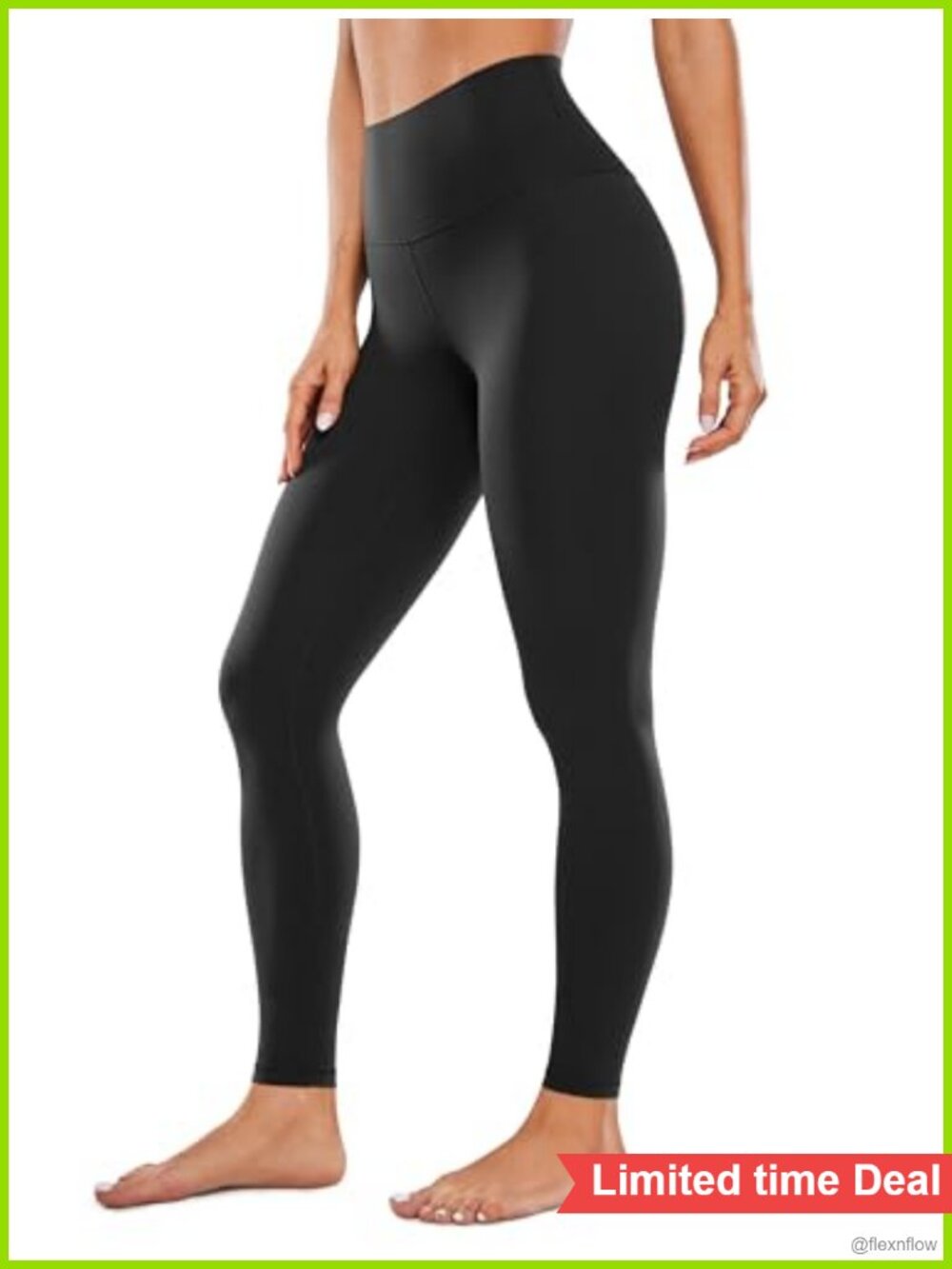 Butterluxe High Rise Yoga Leggings 28" Double Seamed Gusset
